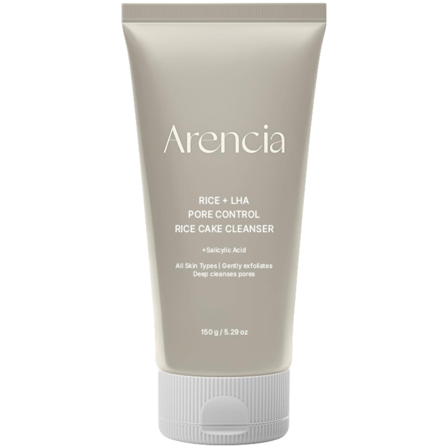 ARENCIA Rice + LHA Pore Control Rice Cake Cleanser with Salicylic Acid - 5.07 fl oz