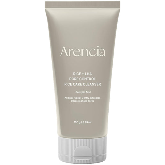 ARENCIA Rice + LHA Pore Control Rice Cake Cleanser with Salicylic Acid - 5.07 fl oz