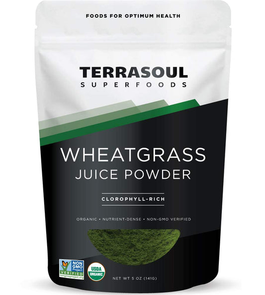 Terrasoul Superfoods Organic Wheat Grass Juice Powder