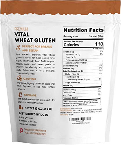 Kate Naturals Vital Wheat Gluten - 12oz