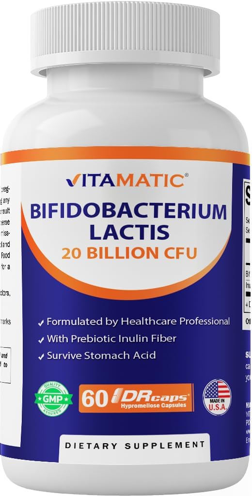 Vitamatic Bifidobacterium lactis - 20 Billion per DR Capsule - 60 Count