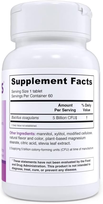 BariMelts Probiotic, Dissolvable Bariatric Vitamins 60 Fast Melting Tablets