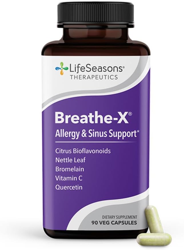 Breathe-X - Allergy & Sinus Relief Supplement 90 Capsules