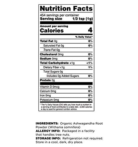 Terrasoul Superfoods Organic Ashwagandha Root Powder