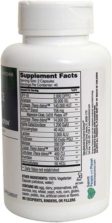 Enzyme Science Intolerance Complex, 30 count