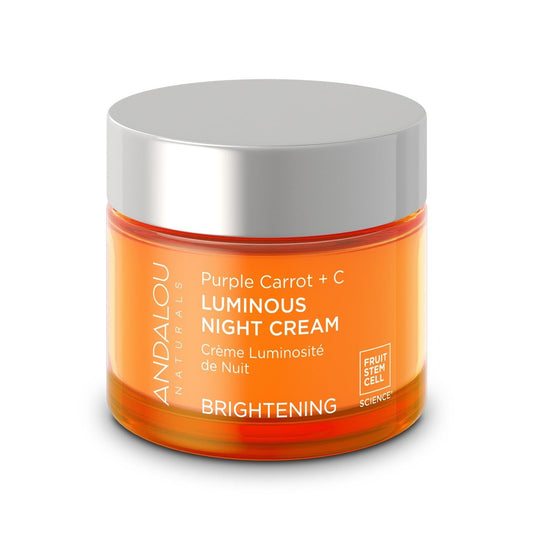 Andalou Natural Purple Carrot + C Luminous Night Cream ,1.7 Ounce