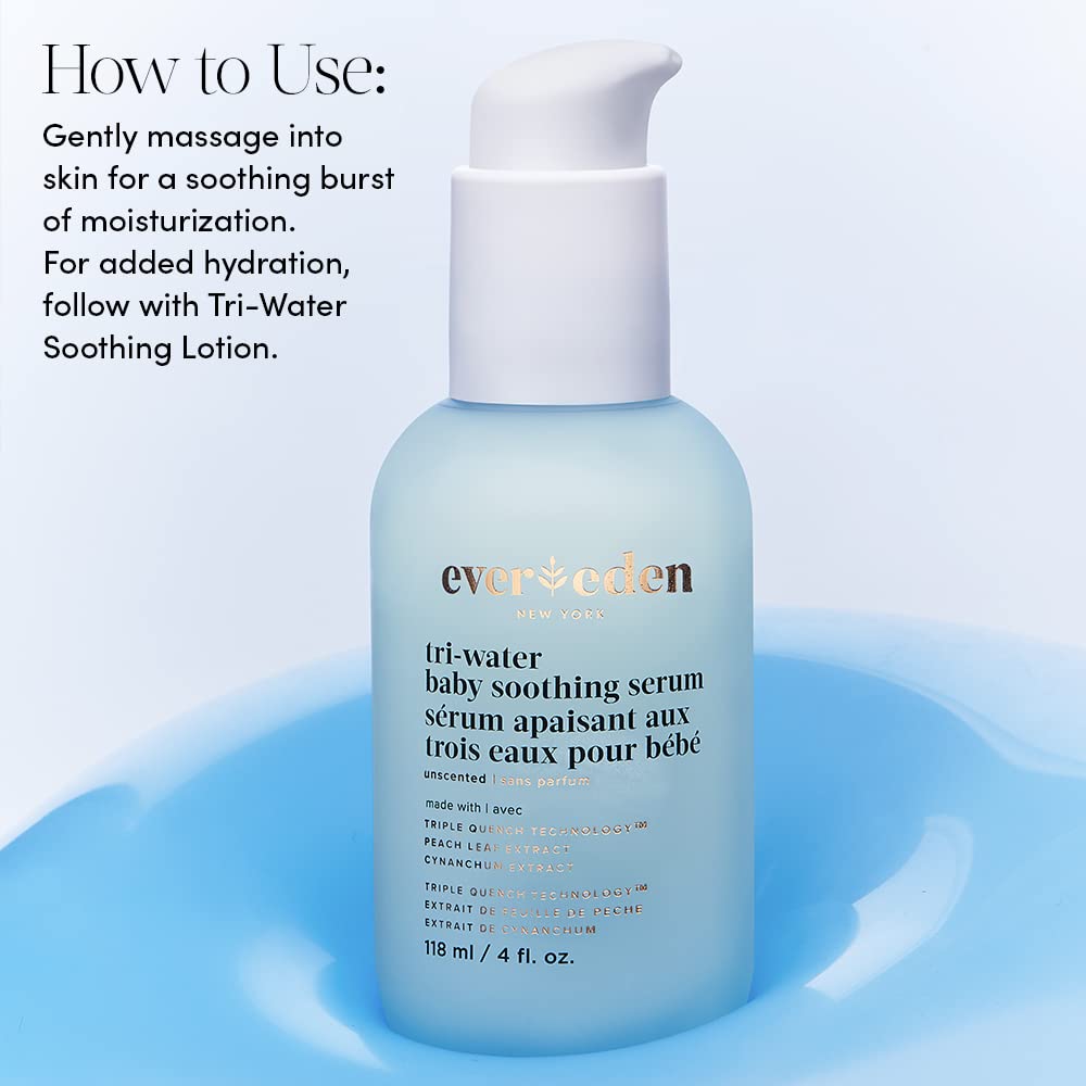 Evereden Tri Water Baby Serum, 4 fl oz