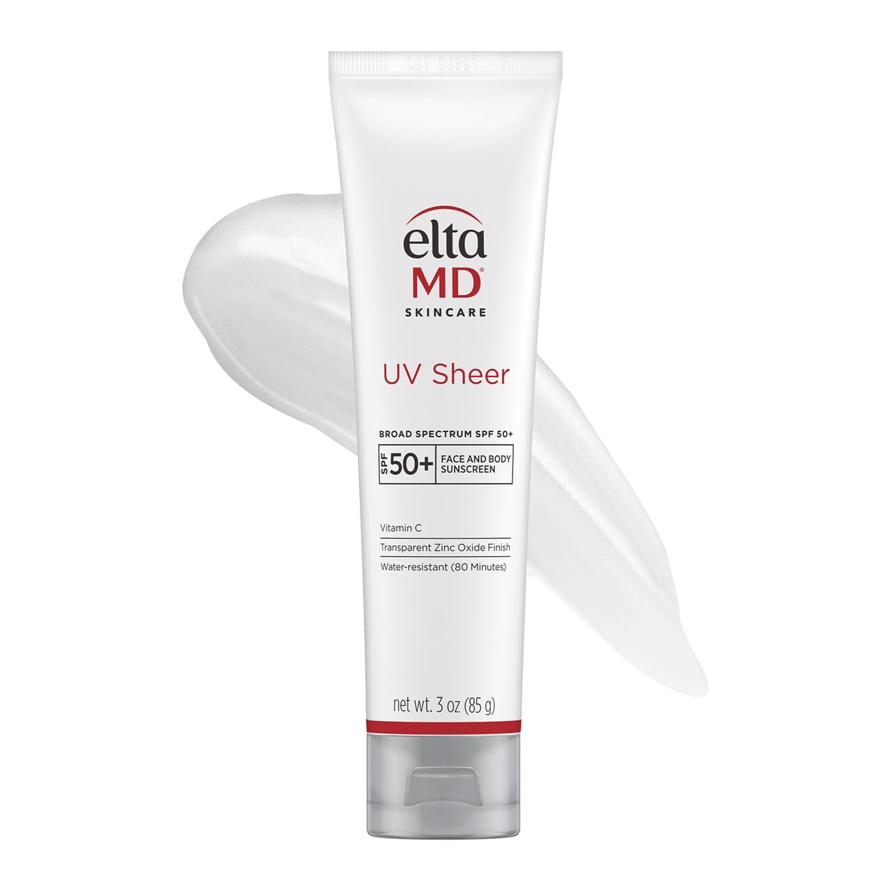 EltaMD UV Sheer Face and Body Sunscreen SPF 50+ - 3 oz