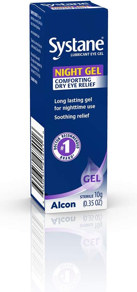 Systane Lubricant Eye Gel, Nighttime ,0.35-Ounces