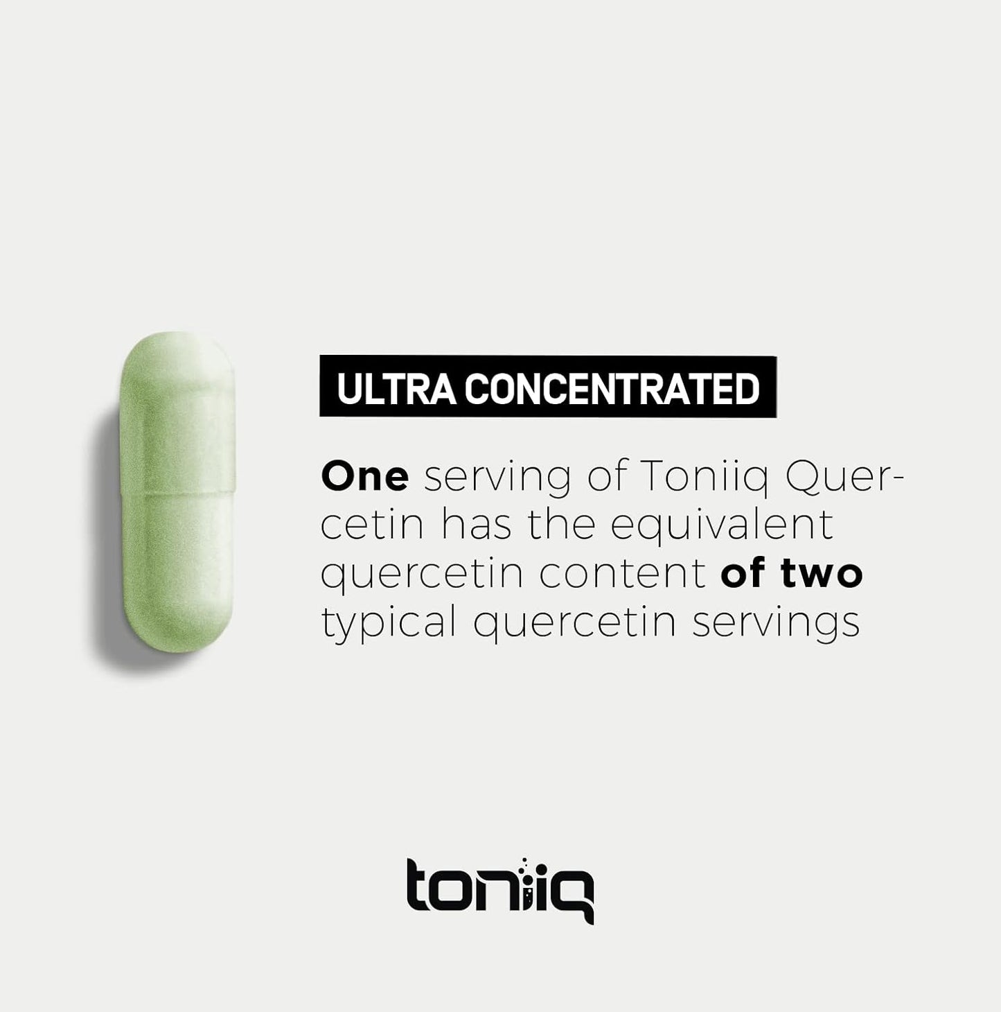 Toniiq Ultra High Purity Quercetin  120 Capsules