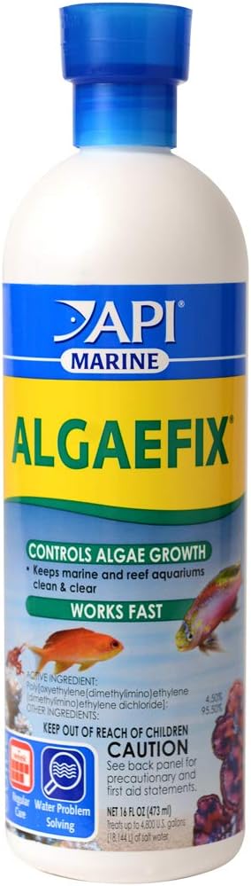 API MARINE ALGAEFIX Algae Control 16-Ounce Bottle