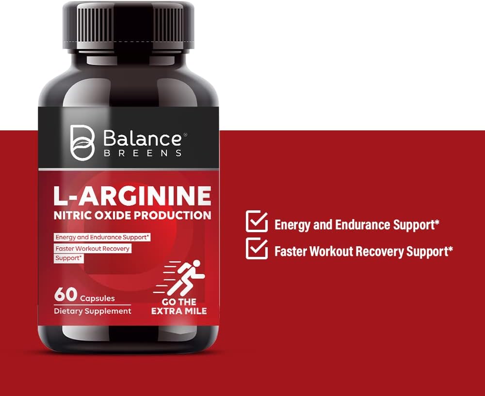 L-Arginine Nitric Oxide Booster 60 Capsules