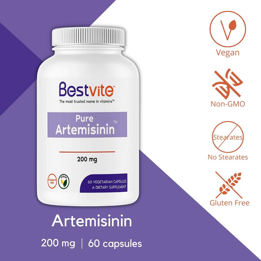 BESTVITE Artemisinin 200mg (60 Vegetarian Capsules)