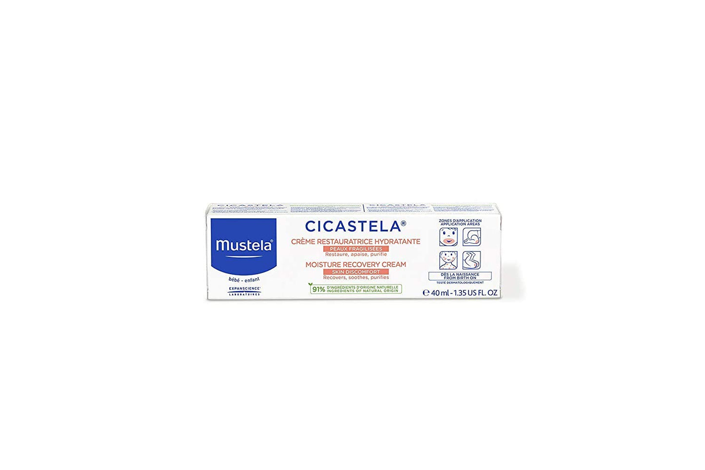 Mustela Cicastela Moisture Recovery Cream - 1.35 fl. Oz