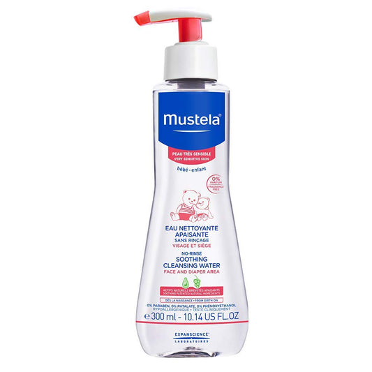 Mustela Baby Soothing Cleansing Water -10.14 fl. oz.