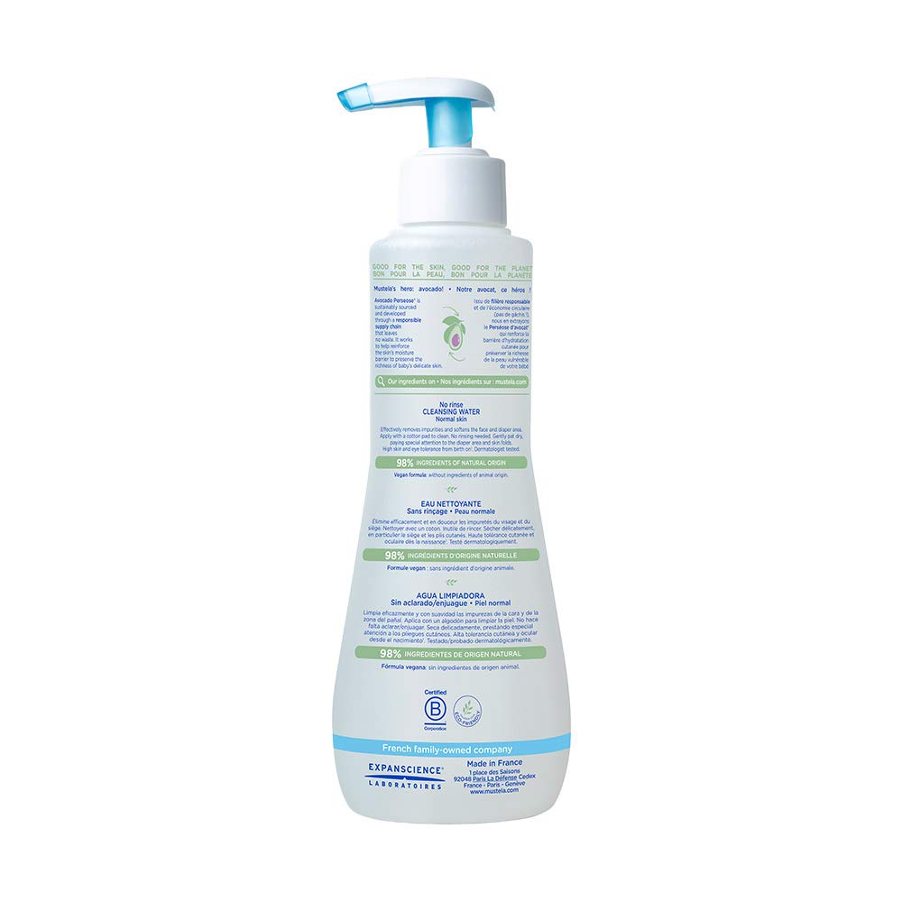 Mustela Baby Cleansing Water -10.14 fl oz