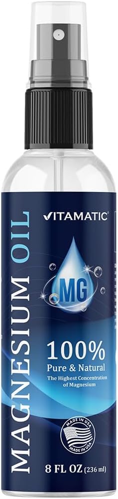 Vitamatic Pure Magnesium Oil Spray - 8 OZ