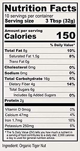Anthony's Organic Peeled Tiger Nuts, 12 oz