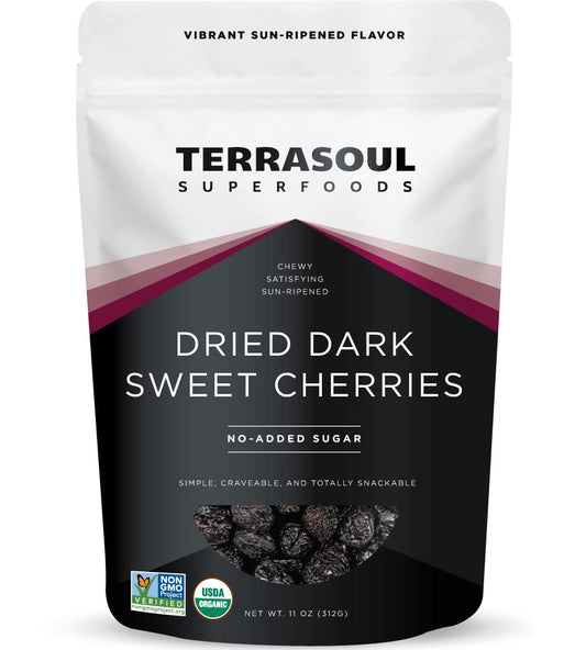 Terrasoul Superfoods Organic Dried Dark Sweet Cherries