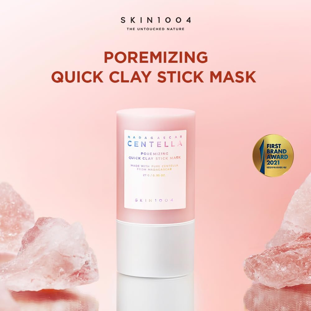 SKIN1004 Madagascar Centella Poremizing Fresh Ampoule 100ml and Poremizing Quick Clay Stick Mask