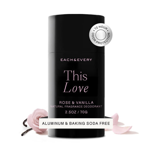Each & Every Aluminum Free Deodorant Rose & Vanilla, 2.5oz