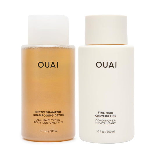 OUAI Detox Shampoo & Fine Hair Conditioner Bundle - (2 Count)
