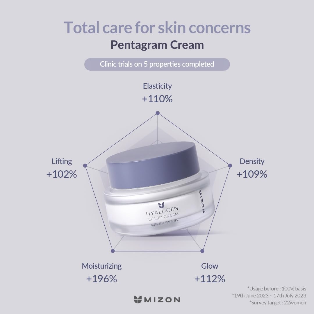 MIZON Hyalugen Le Lift Cream with Hyaluronic Acid - 1.69 oz