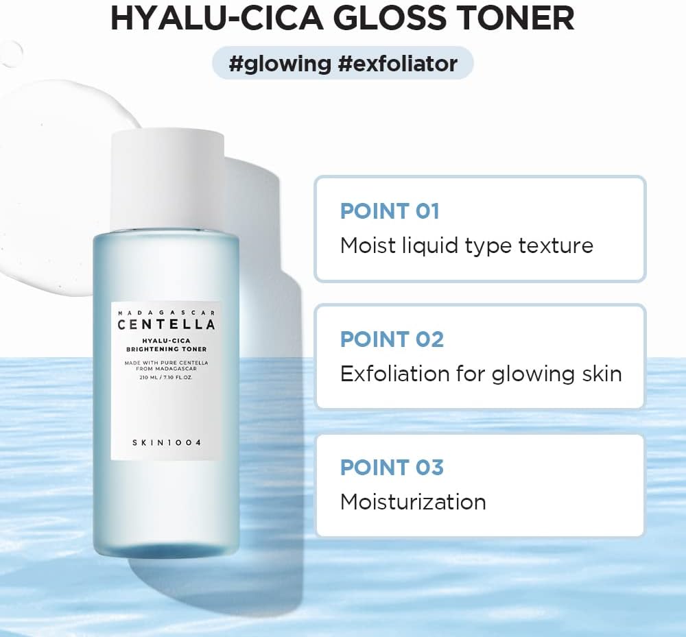 SKIN1004 Hyalu-CICA Brightening Toner  - 7.10 fl.oz