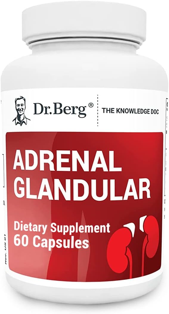Dr. Berg's Adrenal Glandular - Cortisol 60 Capsules