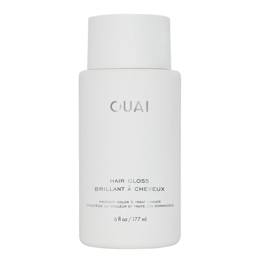 OUAI Hair Gloss - In-Shower Shiny Hair Treatment & Glaze with Frizz Control  - 6 Oz