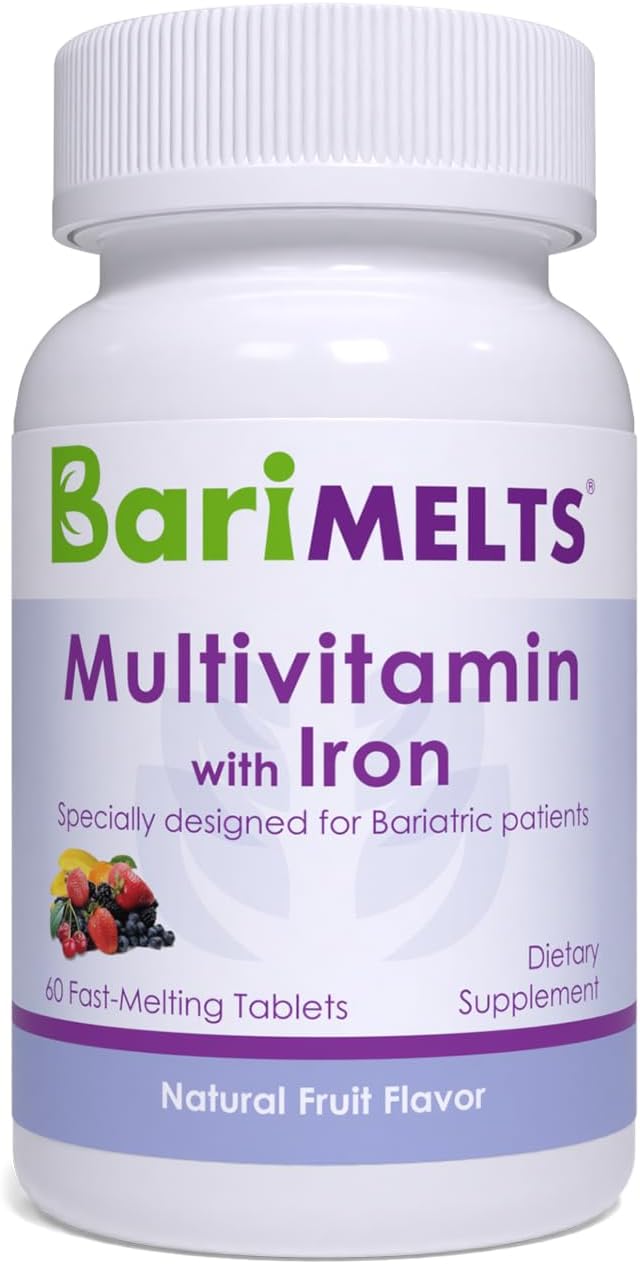 BariMelts Bariatric Multivitamin with Iron 60 Fast-Dissolving Tablets