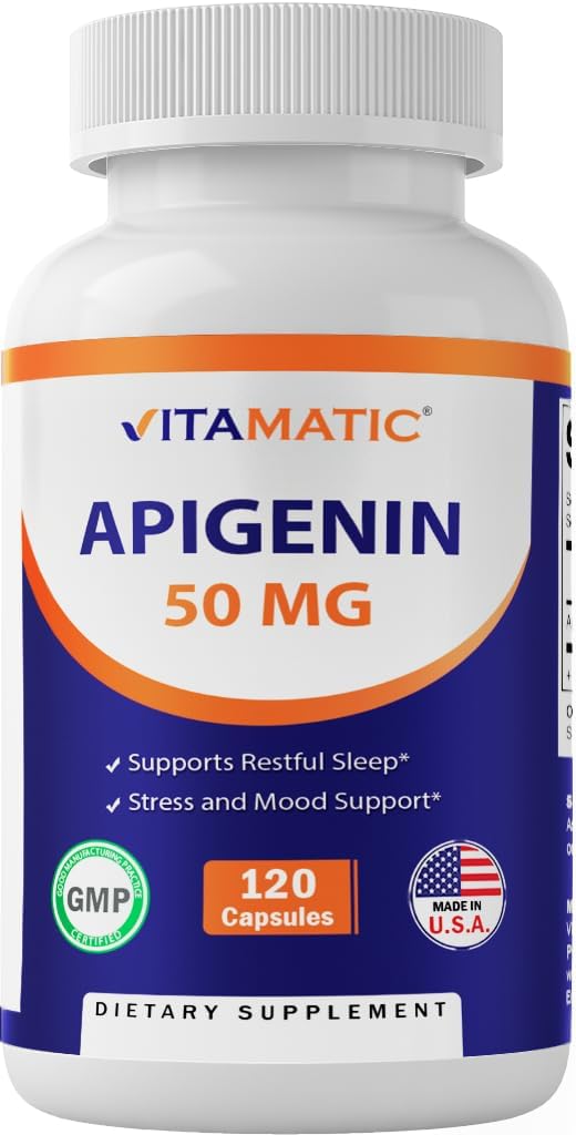 Vitamatic Apigenin 50mg – 120 Vegetarian Capsules
