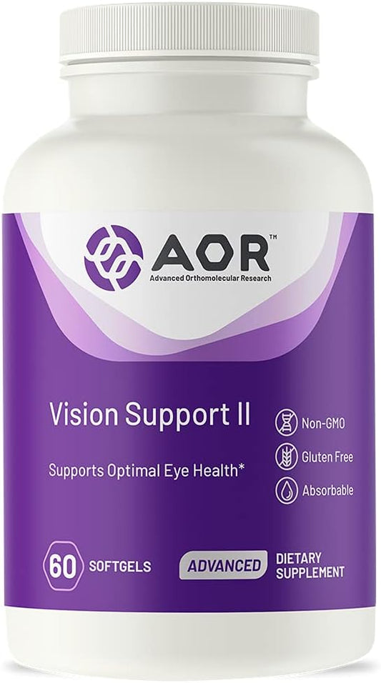 AOR, Vision Support II, Natural Supplement 60 Softgels