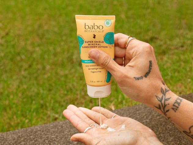 Babo Botanicals Sheer Mineral Sunscreen Lotion SPF 50 -3 fl oz