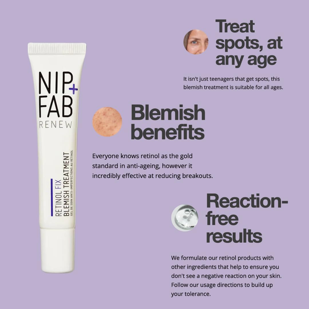 Nip+Fab Retinol Fix Blemish Gel Treatment 10% Complex -  0.5 fl. oz.