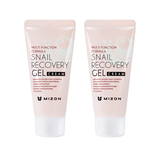 MIZON Set of Two Snail Recovery Gel Cream    - 1.52 fl.oz (Pack of 2)