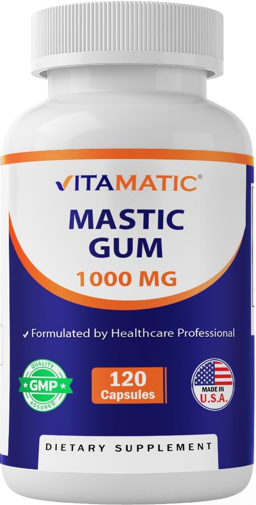 Vitamatic Mastic Gum 1000mg -120 Capsules