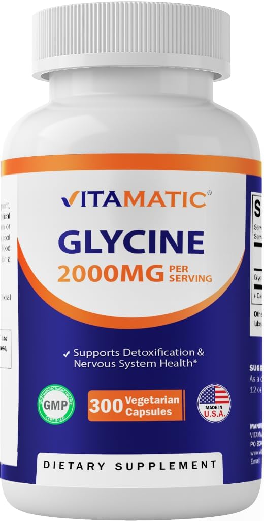 Vitamatic Glycine Supplement, 2000mg -  300 Count