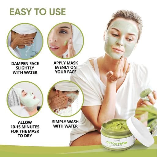 Teami Detox Face Mask for Hydraiting, Moisturizing & Purifying, Blackhead