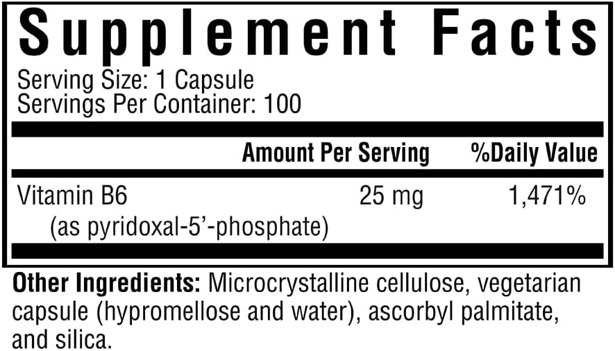Seeking Health P-5-P(Pyridoxal 5-Phosphate) 100 Capsules