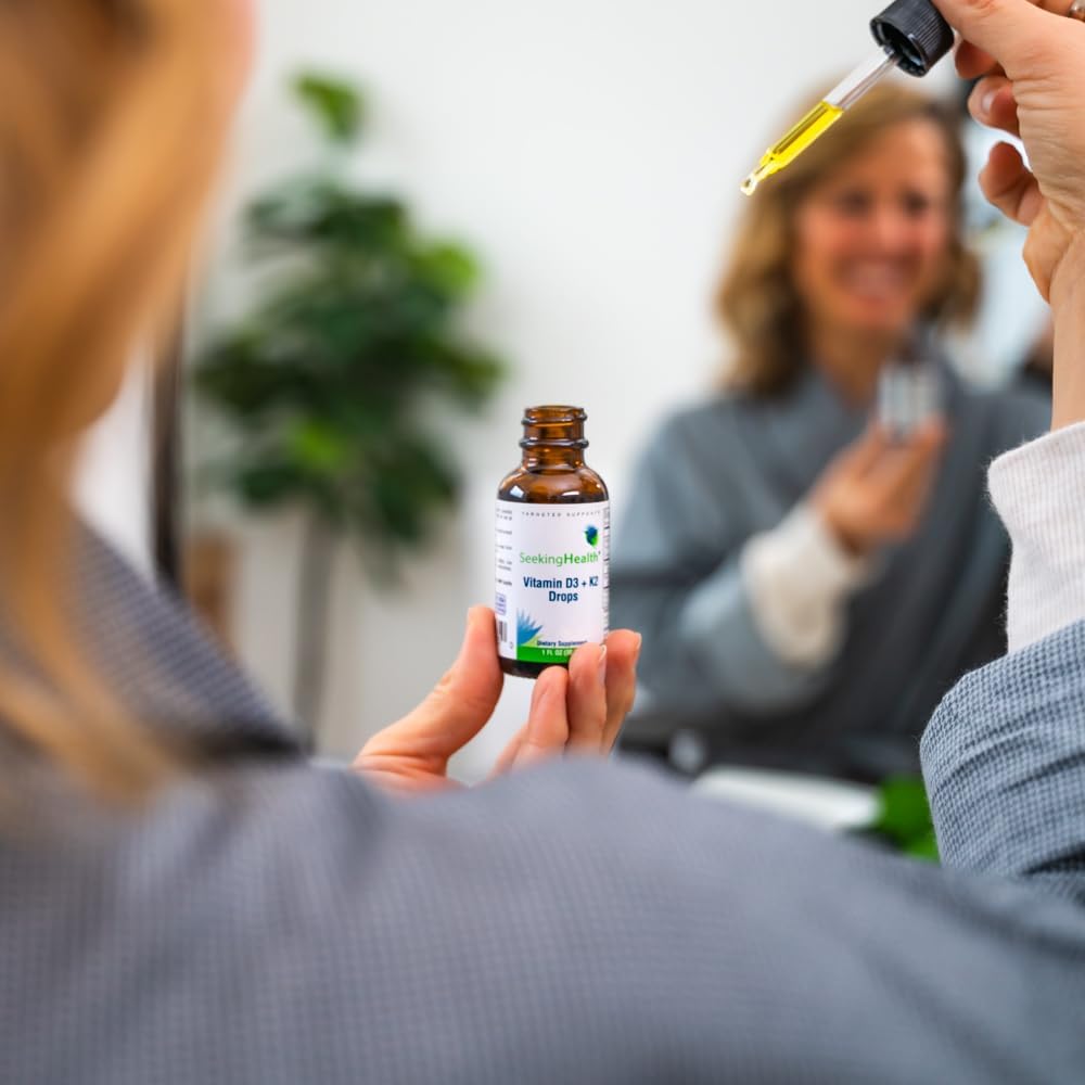 Seeking Health Vitamin D3 + K2 Drops - 1 oz