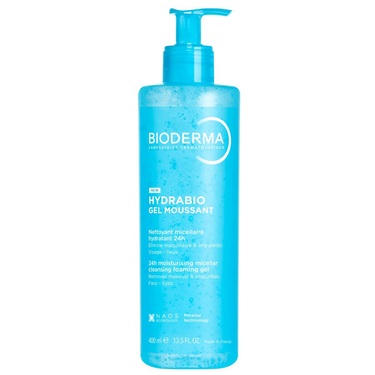 Bioderma - Hydrabio - Foaming Gel - 3-in-1 Cleansing - 13.5 Fl.Oz