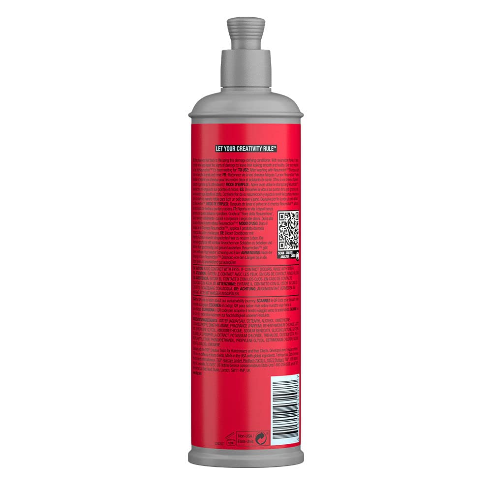 TIGI Bed Head RESURRECTION REPAIR CONDITIONER FOR DAMAGED HAIR - 13.53 fl oz