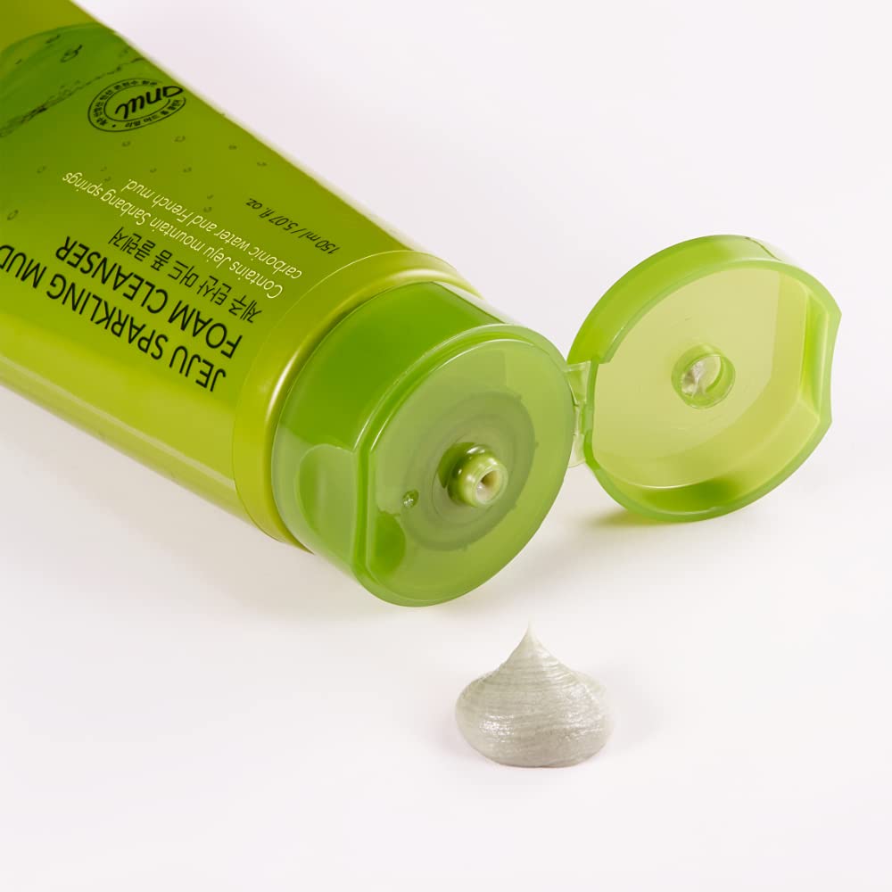 Nature Republic Jeju Sparkling Mud Foam Cleanser - 5.07 fl oz