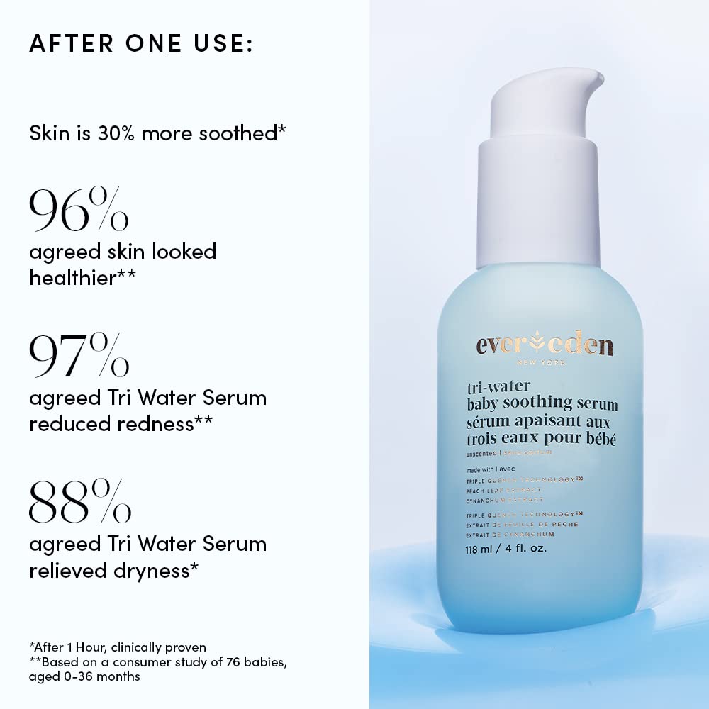 Evereden Tri Water Baby Serum, 4 fl oz