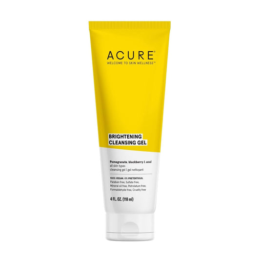 Acure Brightening Cleansing Gel  - 4 Fl Oz