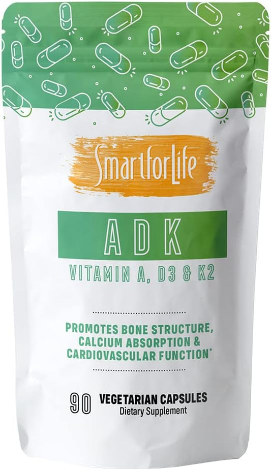 Smart for Life ADK Vitamins Supplement -90 vegeterian capsules