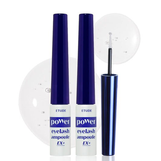 ETUDE Power Eyelash Ampoule 1+1 Set,1.31 Fl Oz