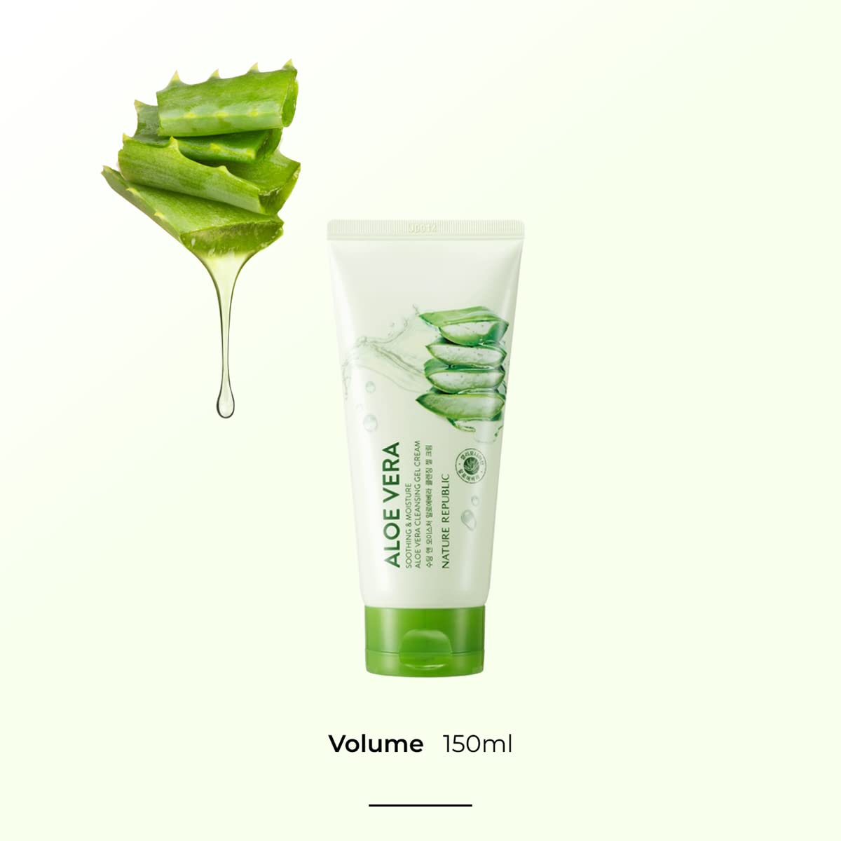 Nature Republic Soothing and Moisture Aloe Vera Cleansing Gel Cream - 5.07 fl oz