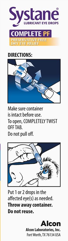 Systane Complete Unit-Dose Preservative-Free Eye Drops 30ct